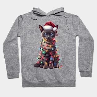 Christmas Tonkinese Cat Hoodie